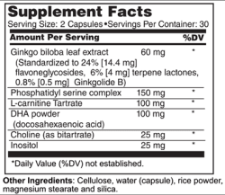 Wellness Works Brain Health Support (10019) Supplement Facts