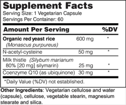 Wellness Works Red Yeast Rice Plus (10249) Supplement Facts