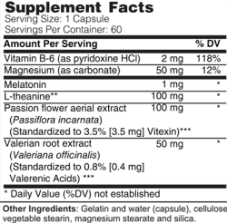 Wellness Works Sleep Support (10254) Supplement Facts