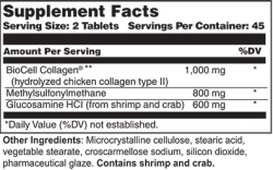 Wellness Works Ultimate Joint Complex (10288) Supplement Facts