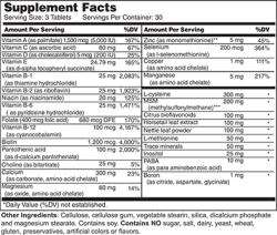 Wellness Works Hair, Skin & Nails (RF) (10312) Supplement Facts