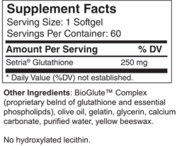 Wellness Works Liposomal Glutathione (10325) Supplement Facts