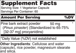 Wellness Works Pycnogenol®  50 mg (10373) Supplement Facts